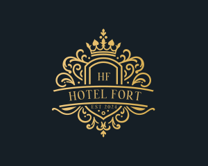 Royal Stylish Crown logo design