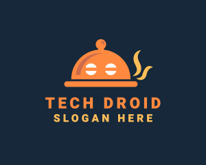 Droid - Robot Droid Food Tray logo design