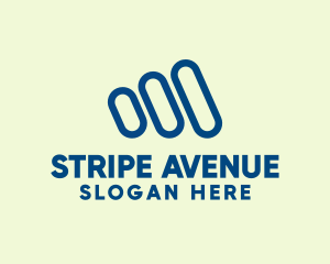 Generic Brand Stripes logo design