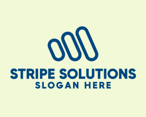 Generic Brand Stripes logo design