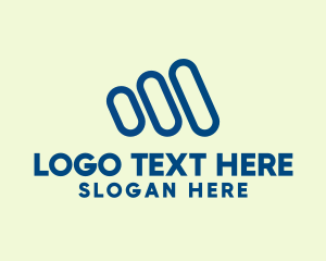 Oval - Generic Brand Stripes logo design