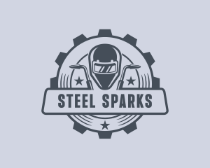 Welder - Metalworks Industrial Welder logo design