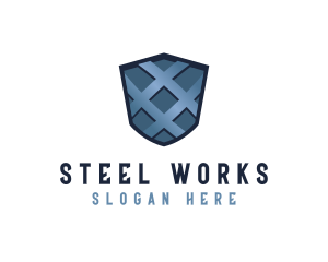 Steel - Steel Shield Technology logo design