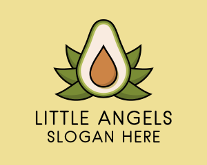 Organic Avocado Fruit  Logo