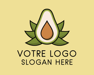 Organic Avocado Fruit  Logo