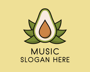 Organic Avocado Fruit  Logo