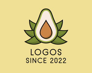 Durian - Organic Avocado Fruit logo design