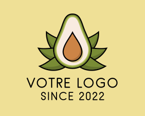 Dragon Fruit - Organic Avocado Fruit logo design