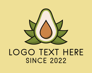 Jackfruit - Organic Avocado Fruit logo design