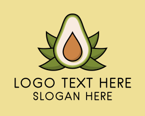 Organic Avocado Fruit  Logo