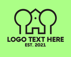 Kingdom - Green Tree House logo design