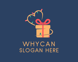 Christmas Lights Gift  Logo