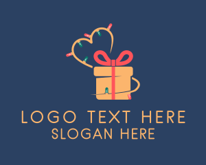 Christmas Lights Gift  Logo