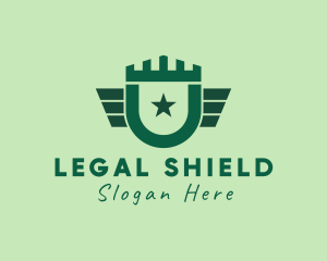 Tower Military Shield logo design