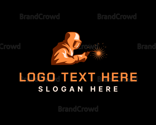 Industrial Metal Welder Logo