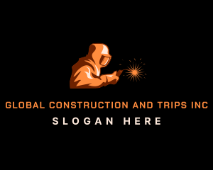 Fabrication - Industrial Metal Welder logo design