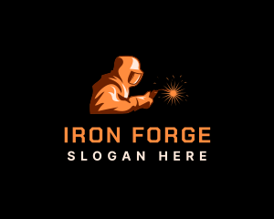 Industrial Metal Welder logo design