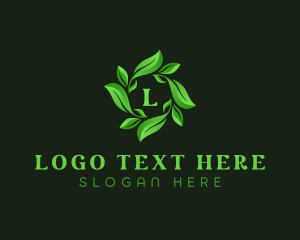 Organic - Leaf Plant Spa logo design