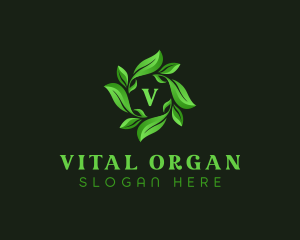 Leaf Plant Spa logo design