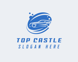 Suds - Sedan Car Wash Cleaner logo design