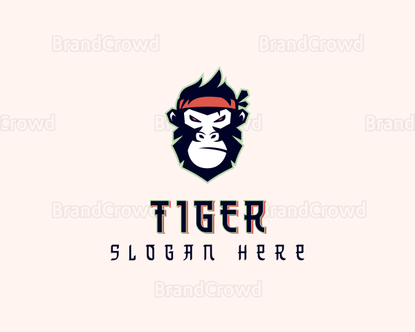 Gaming Ninja Monkey Logo