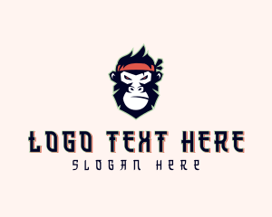 Gaming Ninja Monkey Logo