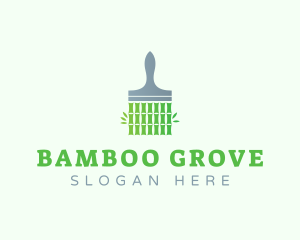 Bamboo - Bamboo Paint Brush logo design