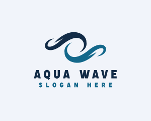 Multimedia Wave Swirl logo design