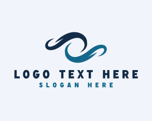 Business - Multimedia Wave Swirl logo design