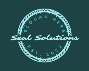 Seal - Rope Seal Company logo design