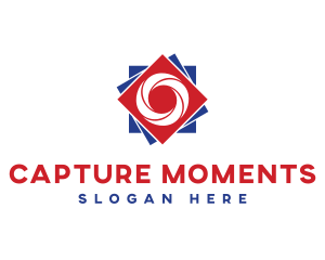 Photojournalist - Aperture Photo Album logo design