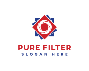 Filter - Aperture Photo Album logo design