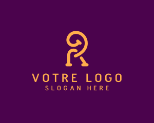 Professional Studio Letter R Logo