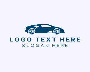 Car Dealership - Blue Car Garage logo design