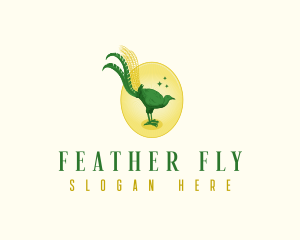 Australian Lyrebird Animal logo design