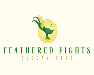 Australian Lyrebird Animal logo design