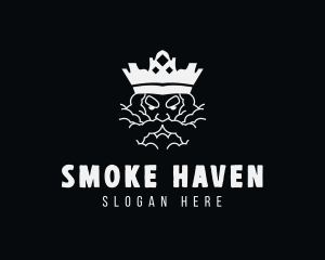 King Smoke Man logo design