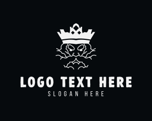 Hookah - King Smoke Man logo design