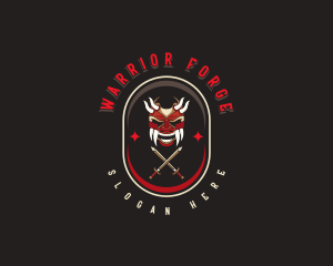 Samurai - Samurai Demon Sword logo design