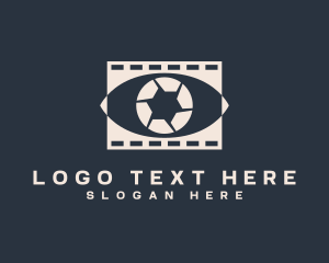 Cinema - Film Shutter Photography logo design