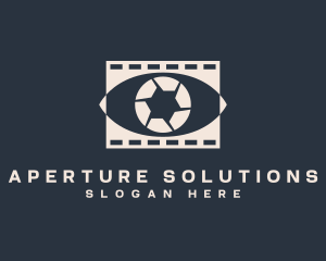 Aperture - Film Shutter Photography logo design