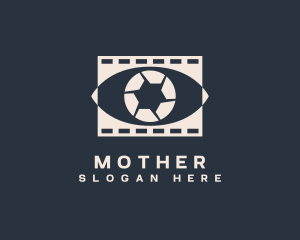 Lens - Film Shutter Photography logo design