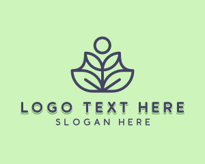 Yoga - Healing Zen Spa logo design