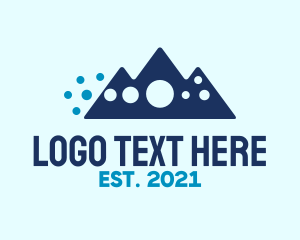 Mountain Range - Blue Mountain Tech logo design