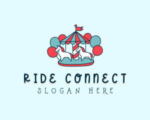 Carnival Carousel Rides logo design