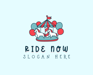 Carnival Carousel Rides logo design