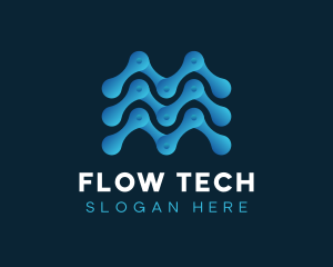 Professional Tech Abstract  logo design