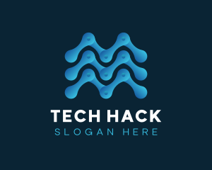 Professional Tech Abstract  logo design