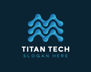 Professional Tech Abstract  logo design