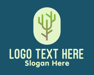 Modern - Modern Line Tree logo design